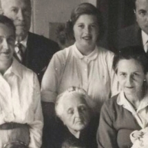 María Barrabino con su familia. Diario SUR
